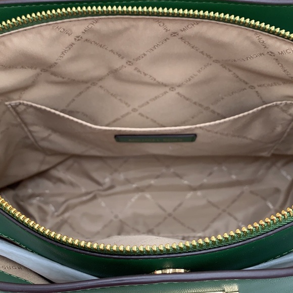 Michael Kors Whitney Women Ladies Md Tote Shoulder Handbag Bag Purse Fern Green - Picture 7 of 15